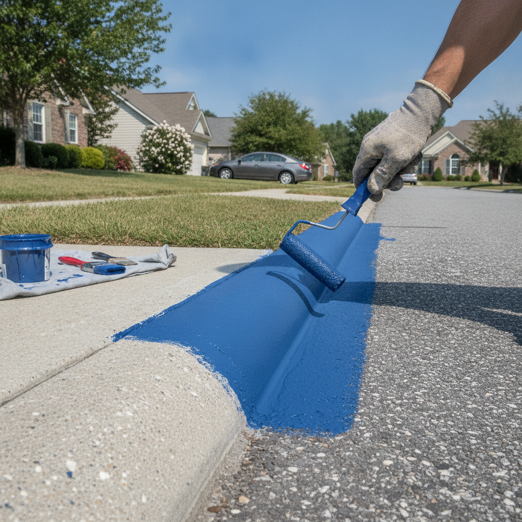 Custom Curb Painting