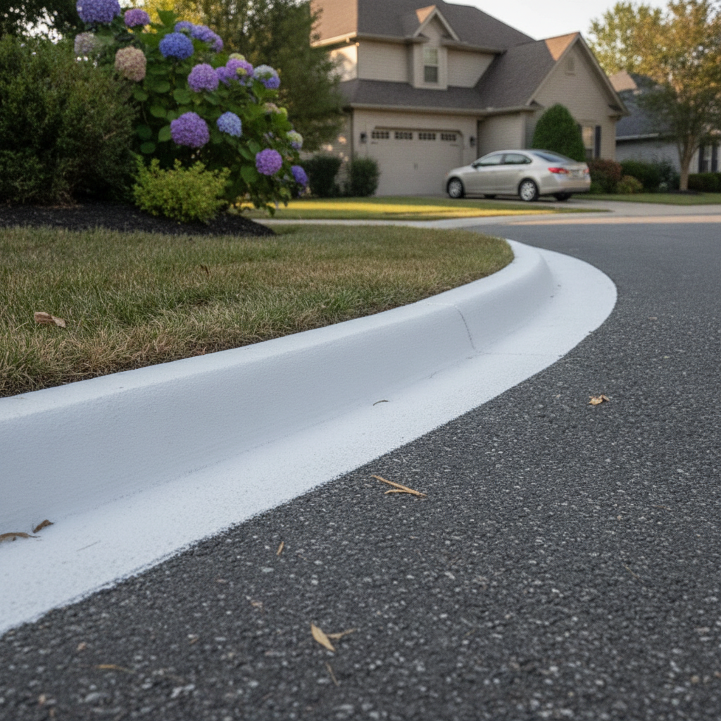 Custom Curb Painting no person